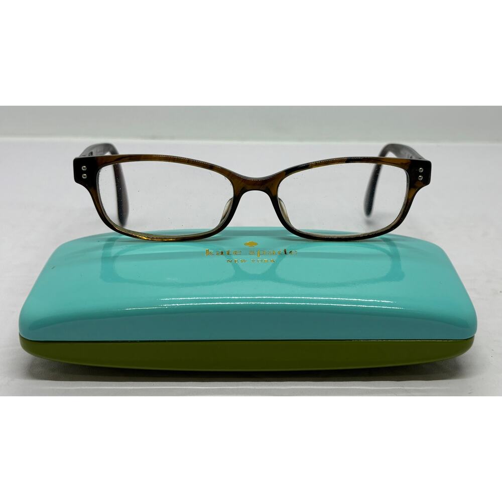 Kate Spade NY Lucyann2 086 140 Full Rim Eyeglasses Frame and Hardback Case Brown